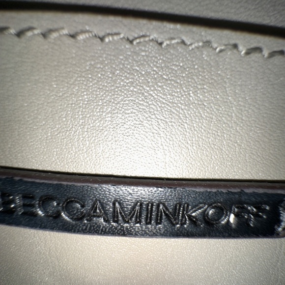 Rebecca Minkoff taupe/grey bangle wristlet